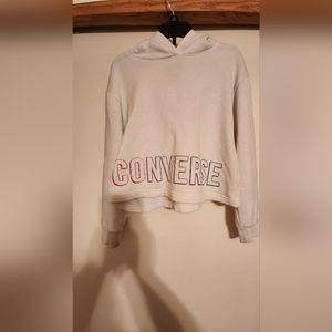 Converse White Hooded Sweatshirt